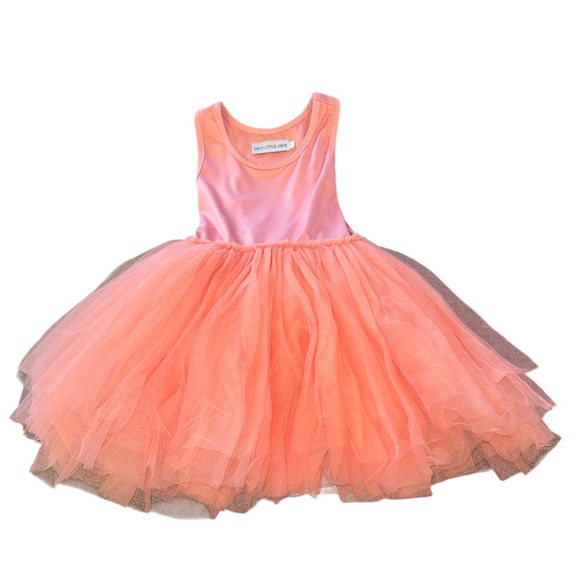 Only Little Once Other - Only Little Once Tutu Dress Coral